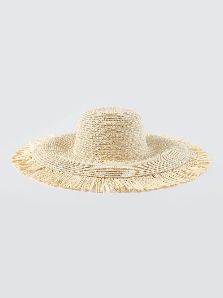 Raw Brim Straw Hat