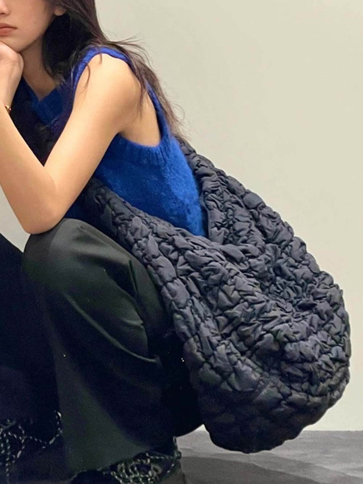 Personalized Cloud Pleated Retro Crossbody Bag