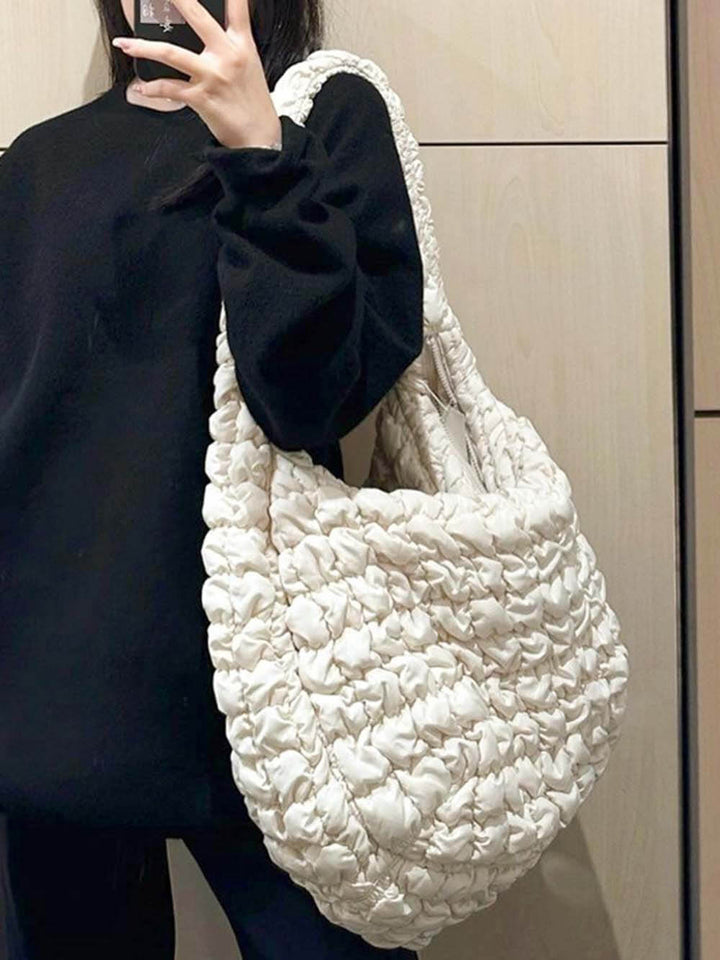 Personalized Cloud Pleated Retro Crossbody Bag